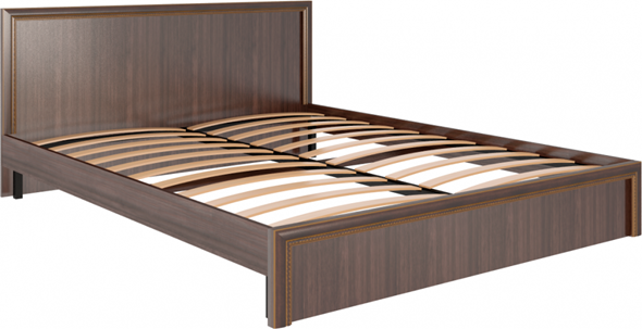 Кровать спальная Беатрис М07 (Орех Гепланкт) в Нижнекамске - изображение