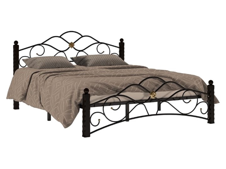 Кровать Гарда 3, 160х200, черная в Альметьевске - изображение 1