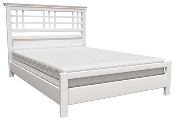 Полутороспальная кровать Герда (Белый Античный) 140х200 в Набережных Челнах