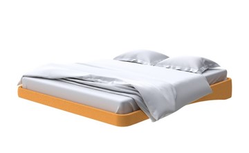 Парящая кровать 180х200, Велюр (Scandi Cotton 18 Шафран) в Набережных Челнах