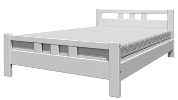 Кровать Вероника-2 (Белый Античный) 140х200 в Набережных Челнах - предосмотр