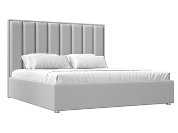 Кровать с механизмом 2-спальная Афродита 160, Белый (Экокожа) в Нижнекамске