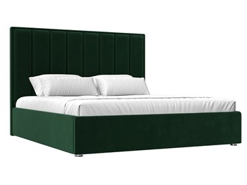 Кровать с механизмом 2-спальная Афродита 160, Зеленый (Велюр) в Нижнекамске