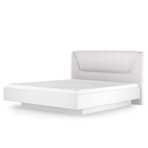 Кровать с механизмом полуторная Марсель-11 (Белый, ткань Catania white) 1400 в Набережных Челнах - предосмотр