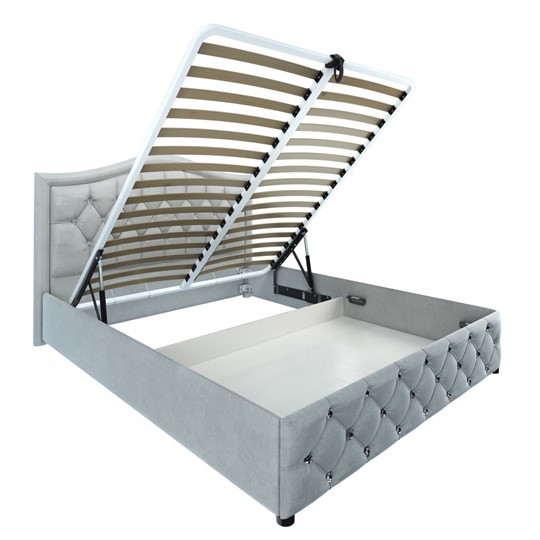 Кровать с  ортопедическим основанием, механизмом и малым ящиком полутороспальная Tiara 140х200 в Нижнекамске - изображение 1