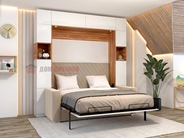 Кровать-шкаф с диваном Аделина 1400х2000 в Нижнекамске