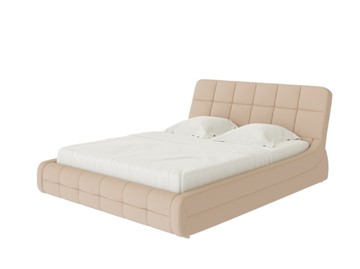 Двуспальная кровать Corso-6 200х200, Рогожка (Тетра Имбирь) в Набережных Челнах