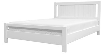 Кровать 1.5-спальная Ванесса из массива сосны (Белый Античный) 140х200 в Нижнекамске