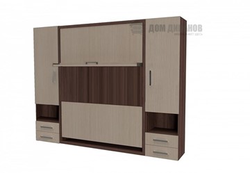 Подъемная кровать Smart (ШЛ+К 1600+ШП), шкаф правый в Альметьевске