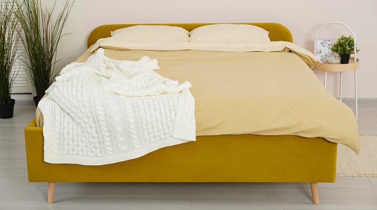 Спальная кровать Jazz-L 1400х2000 без подъёмного механизма в Альметьевске - изображение 4