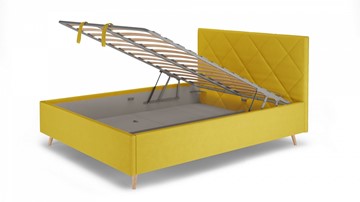 Спальная кровать Kim 1400х1900 с подъёмным механизмом в Альметьевске - предосмотр 4