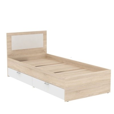 Спальная кровать Ольга L48, ДСС-Белый в Набережных Челнах - изображение
