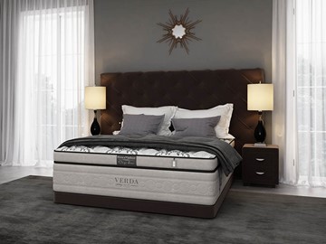 Кровать 2-х спальная Style/Basement 160х200, Флок (Велсофт Спелая слива) в Набережных Челнах