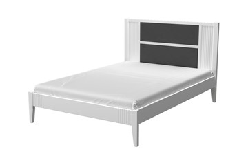 Кровать полутороспальная Бетти из массива сосны (Белый Античный) 140х200 в Набережных Челнах