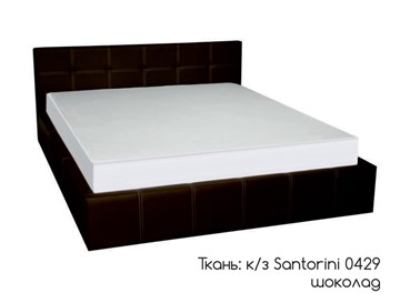 Полутороспальная кровать Грета 140х200 (шоколад) без основания в Набережных Челнах