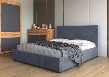 Спальная кровать Нельсон Абстракция 140х200 (вариант 2) без основания в Набережных Челнах - предосмотр 1