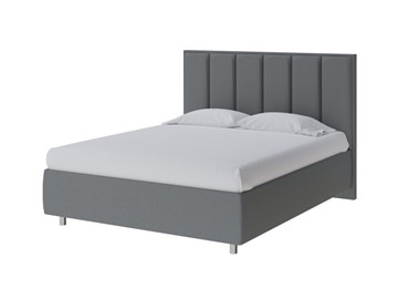 Кровать полутороспальная Routa 140х200, Рогожка (Savana Grey (серый)) в Альметьевске