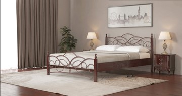 Спальная кровать Марго 140*190 с основанием в Казани