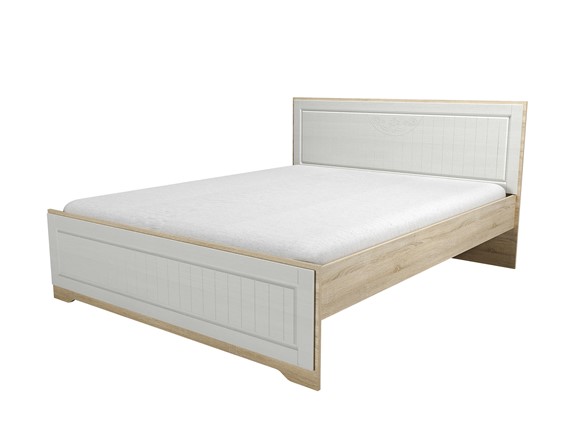 Кровать 2-спальная НМ 040.34 Оливия Дуб Сонома в Альметьевске - изображение