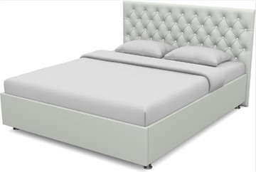 Двуспальная кровать Флоренция-А 1600 с основанием (Nitro White) в Казани
