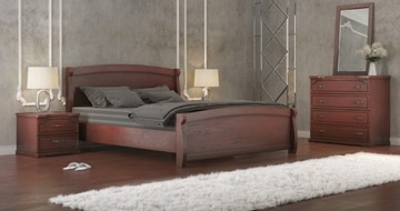 Спальная кровать СВ-Стиль Магнат 160*195 с основанием в Нижнекамске
