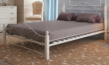 Кровать 2-спальная Фортуна 1, 1600, белый/белый в Набережных Челнах