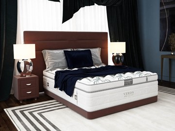 Кровать Modern/Basement 180х200, Флок (Велсофт Спелая слива) в Нижнекамске