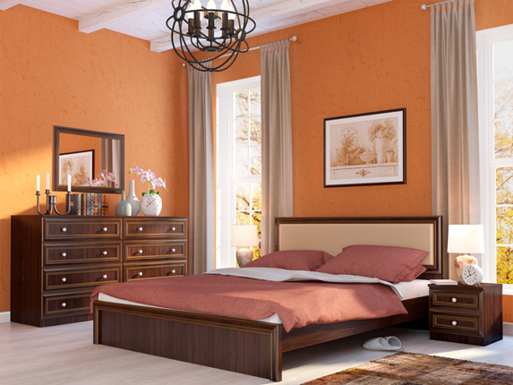 Модульная спальня Беатрис (Орех Гепланкт) в Альметьевске - изображение