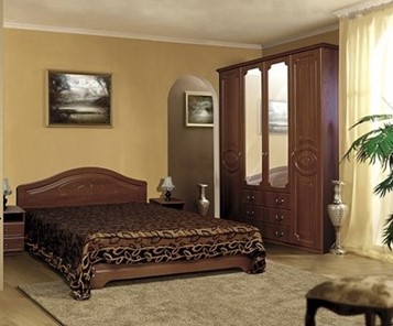 Гарнитур спальный Ивушка-5, цвет Итальянский орех в Набережных Челнах