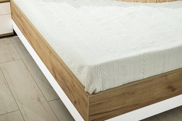 Модульная спальня Фиджи базовый набор, Дуб золотой/Белый в Нижнекамске - предосмотр 7