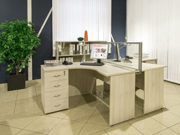 Комплект офисной мебели Комфорт (дуб шамони) №2 в Нижнекамске