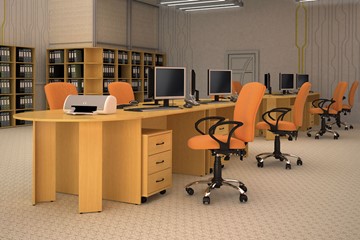 Набор мебели в офис Классик рабочее место для опенспэйса (фрифло) в Нижнекамске