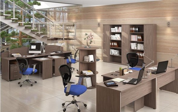 Мебель для персонала IMAGO книжные шкафы, 4 рабочих места в Нижнекамске - изображение