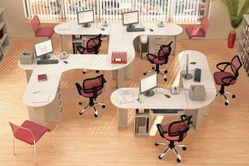 Мебель для персонала Классик для 5 сотрудников в Зеленодольске