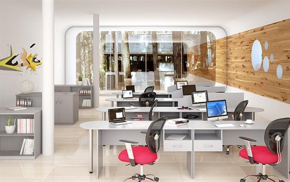 Офисный комплект мебели SIMPLE в Набережных Челнах - изображение
