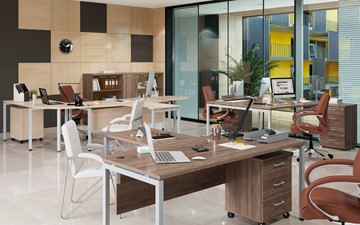 Набор мебели в офис Xten S 1 - один стол с приставным брифингом в Альметьевске - предосмотр