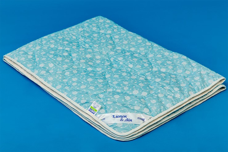Одеяло легкое двуспальное Хлопок &  Лен в Набережных Челнах - изображение 2