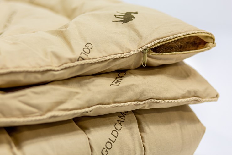 Одеяло зимнее двуспальное Gold Camel в Набережных Челнах - изображение 1