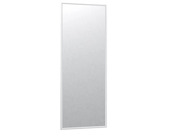 Настенное зеркало в спальню Сельетта-6 белый (1100х400х9) в Альметьевске