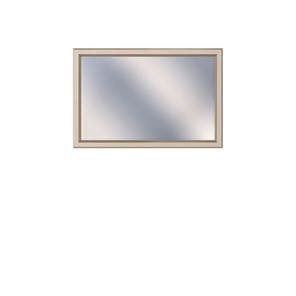 Настенное зеркало Сиена, Бодега белый / патина золото, 92х52 в Набережных Челнах
