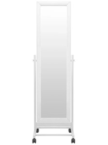 Напольное зеркало в спальню BeautyStyle 27 (135х42,5см) Белое в Набережных Челнах - предосмотр 1