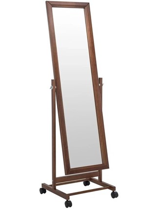 Зеркало напольное BeautyStyle 27 (135х42,5см) Средне-коричневый в Нижнекамске - изображение
