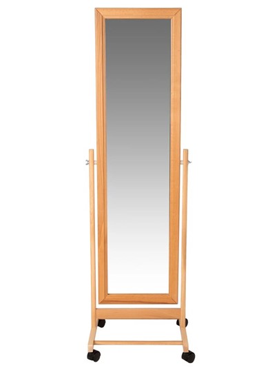 Зеркало напольное BeautyStyle 27 (135х42,5см) Светло-коричневый в Нижнекамске - изображение 1
