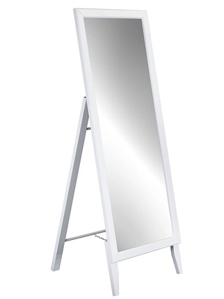 Зеркало напольное в гардероб BeautyStyle 29 (131х47,1х41,5см) Белый в Нижнекамске - изображение