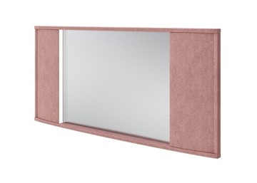 Зеркало настенное Vittoria с подсветкой, Рогожка (Levis 62 Розовый) в Набережных Челнах