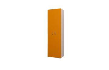 Детский шкаф 600 ДО Млечный дуб, Оранжевый в Нижнекамске - предосмотр