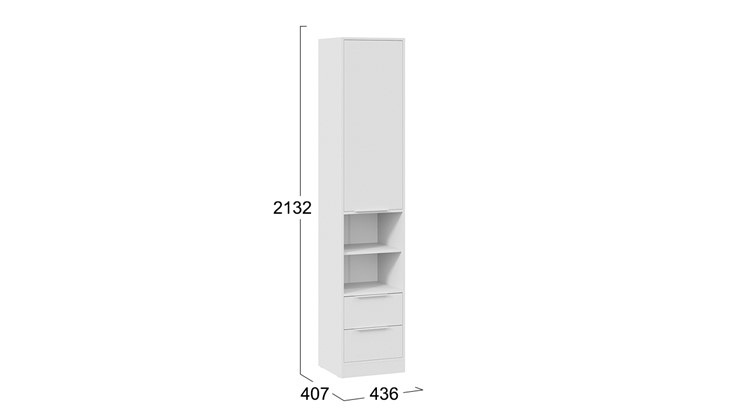Комбинированный детский шкаф Марли (Белый) в Альметьевске - изображение 6
