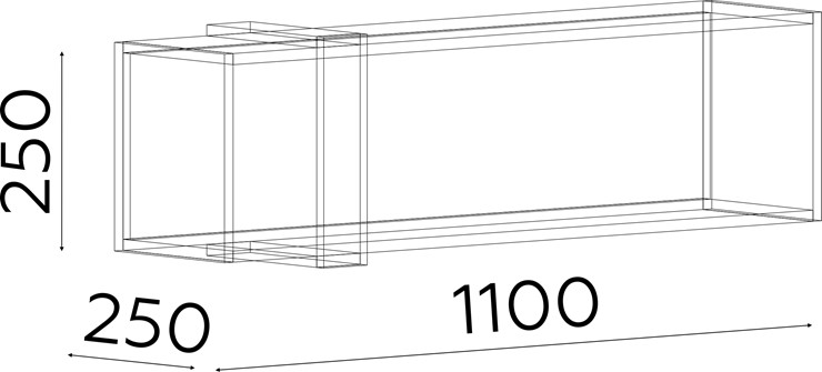Полка Гринвич (шкаф навесной мод.7) в Альметьевске - изображение 1