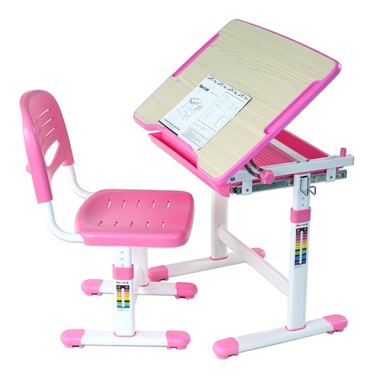 Растущая парта + стул Piccolino Pink в Нижнекамске - изображение 3