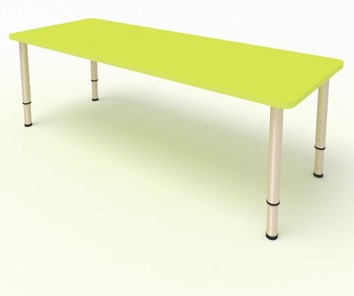 Детский стол 2-местный  (по одну сторону столешн.) СДО-3 (0-3) желтый в Набережных Челнах